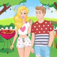 Barbecue party avec Barbie