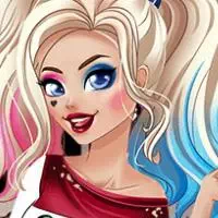 Nowoczesny makijaż Harley Quinn