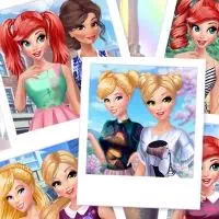 Princesas selfies con las mejores amigas