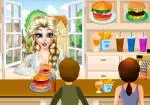 Prinsessa Elsa burger ostoksia