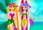 Elsa dan Rapunzel baju renang fesyen
