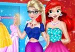 Elsa és Ariel ünneplés a klub